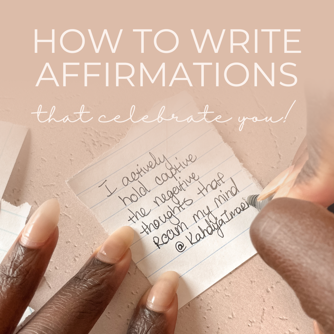 Virtual Affirmation Party - Learn How To Write Affirmations with Kahdija Imari • COCO LOVE